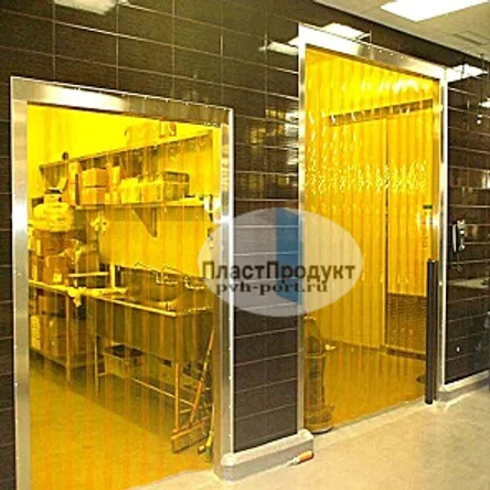 ПВХ ЗАВЕСА  АНТИМОСКИТНАЯ ПОЛОСОВАЯ  ГЛАДКАЯ ПРОЗРАЧНАЯ