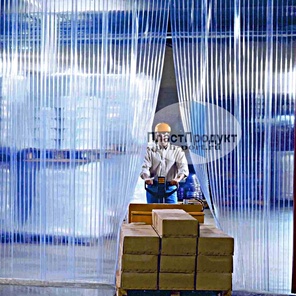 ПВХ ЗАВЕСА  РИФЛЁНАЯ ПРОЗРАЧНАЯ