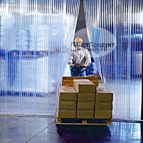 ПВХ ЗАВЕСА  РИФЛЁНАЯ ПРОЗРАЧНАЯ