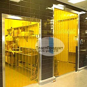 ПВХ ЗАВЕСА  АНТИМОСКИТНАЯ ПОЛОСОВАЯ  ГЛАДКАЯ ПРОЗРАЧНАЯ